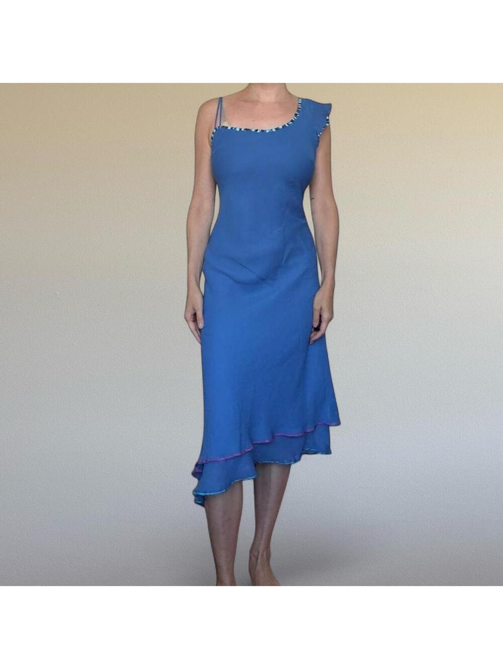 Y2K Maria Bonita asymmetrical dress Sz. M